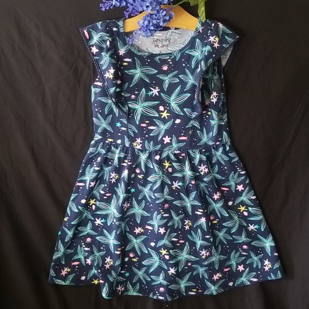 Jumping Bean girls print dress size 6